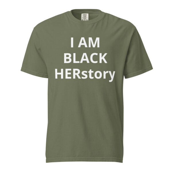 I am Black HERstory - Unisex garment-dyed heavyweight t-shirt - Image 33