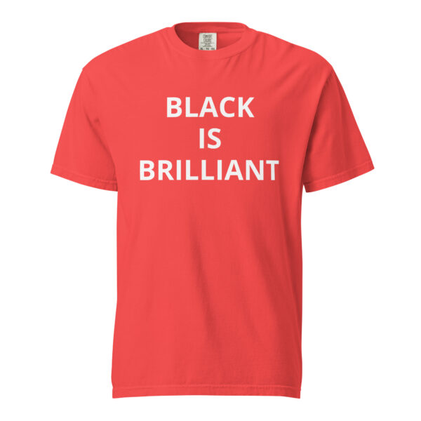 Black Is Brilliant - Unisex garment-dyed heavyweight t-shirt - Image 77