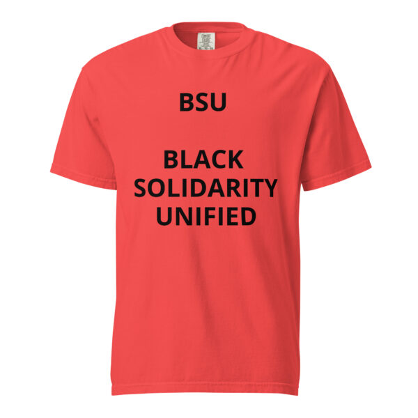 BSU - Black Solidarity Unified - Unisex garment-dyed heavyweight t-shirt - Image 48