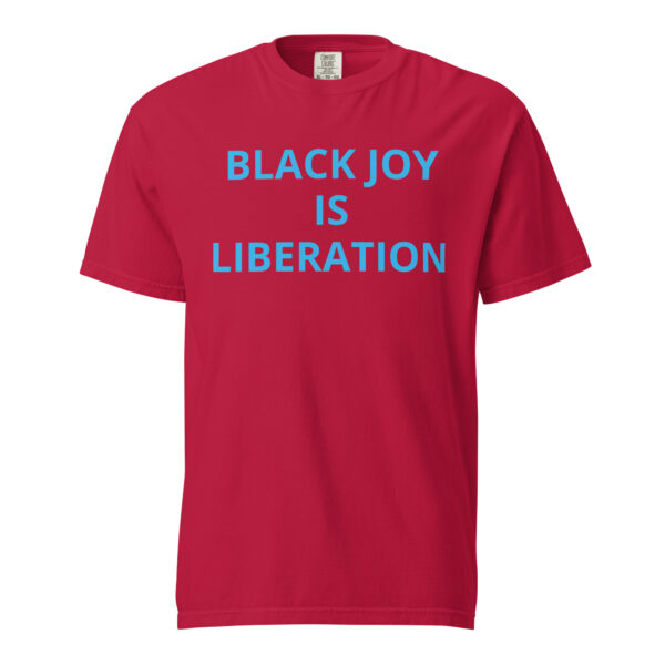 Black Joy is Liberation - Unisex garment-dyed heavyweight t-shirt - Image 5