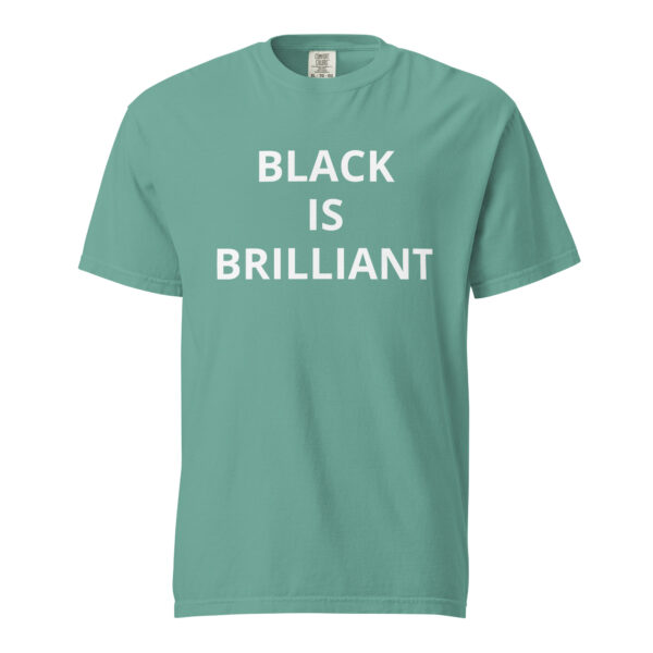 Black Is Brilliant - Unisex garment-dyed heavyweight t-shirt - Image 85