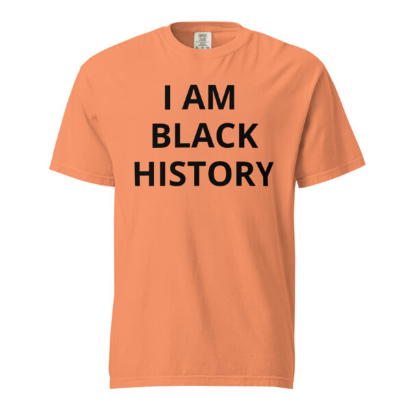 I AM BLACK HISTORY - Unisex garment-dyed heavyweight t-shirt - Image 29