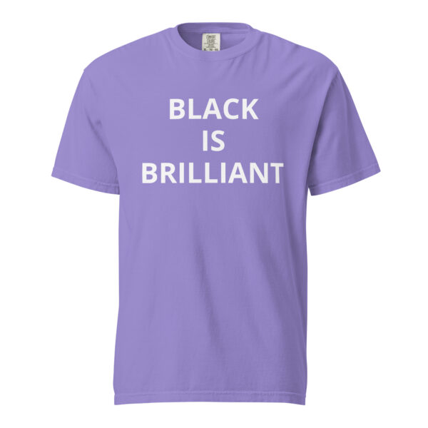 Black Is Brilliant - Unisex garment-dyed heavyweight t-shirt - Image 81